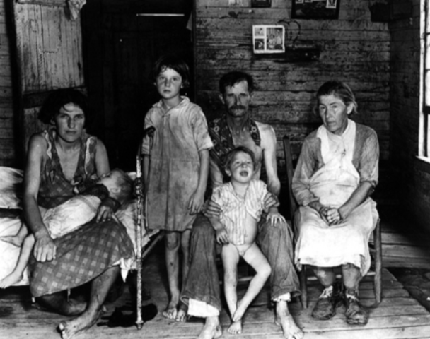 Familia de aparceros, Alabama.