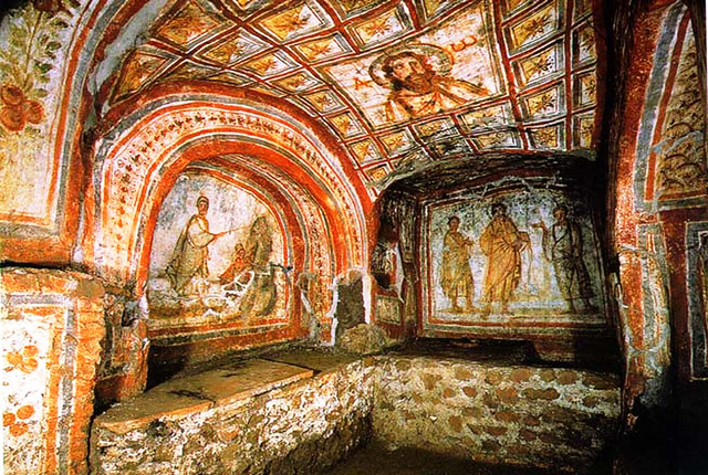 Catacombe di Commodilla IV sec d.C.