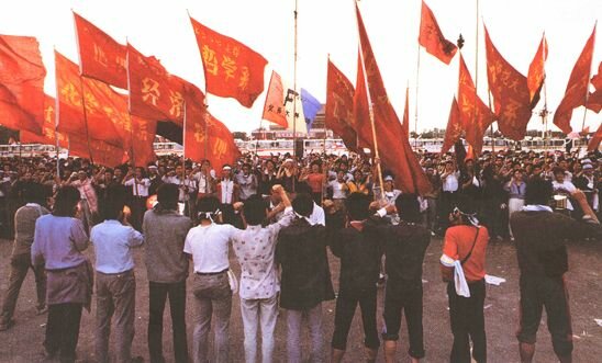 Chinese government crushes pro-democracy revolt in Tiananmen Square