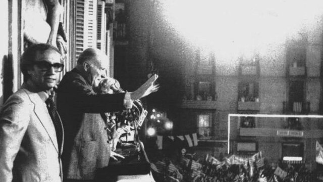 Restablecimiento de la Generalitat.(29/09/1977)