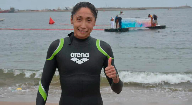 Natación 10 km maraton femenina