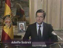 Dimisión de Adolfo Suárez.