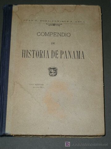 Preparación de los textos de la historia de Panamá.