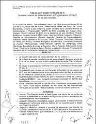 Se integró la Comisión Interna de Administración y  Programación