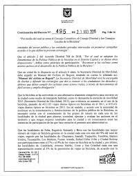 Promulgación  del Decreto 495
