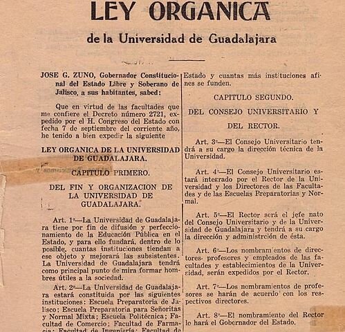 LA UNIVERSIDAD DE GUADALAJARA EN LA SEGUNDA MITAD DEL SIGLO XX