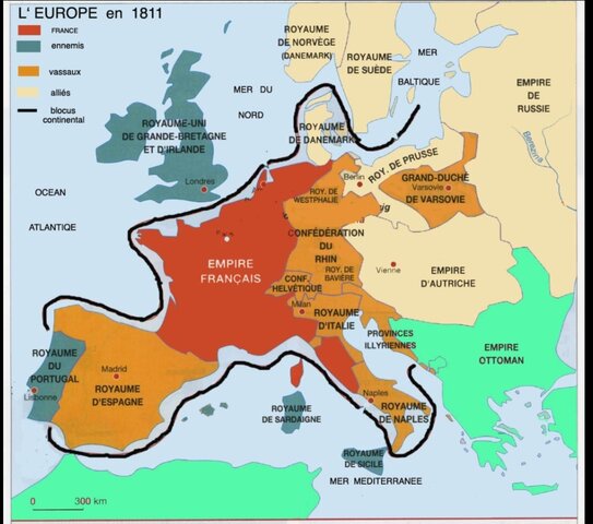 Le paysage économique se redessine #1: La politique du "blocus continental" de Napoléon Bonaparte