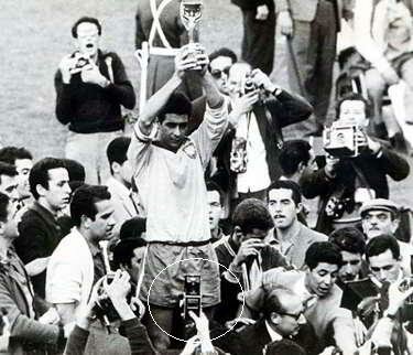 In Brazil, the original Jules Rimet World Cup trophy is stolen during an exhibition.