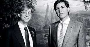 Jobs y Gates, viejos amigos