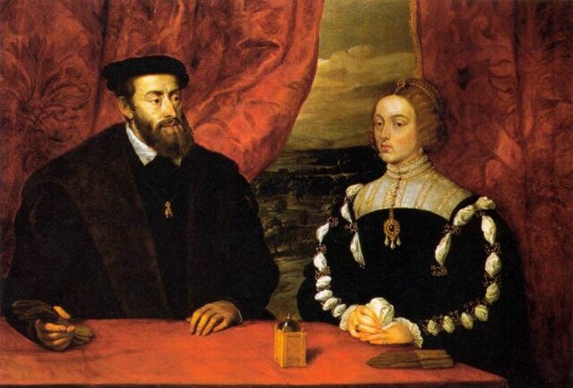 CARLES I i  ISABEL DE PORTUGAL- Dinastia dels Àustries.