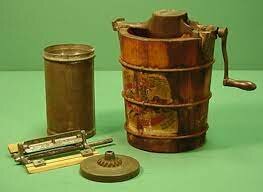 The ice cream churn