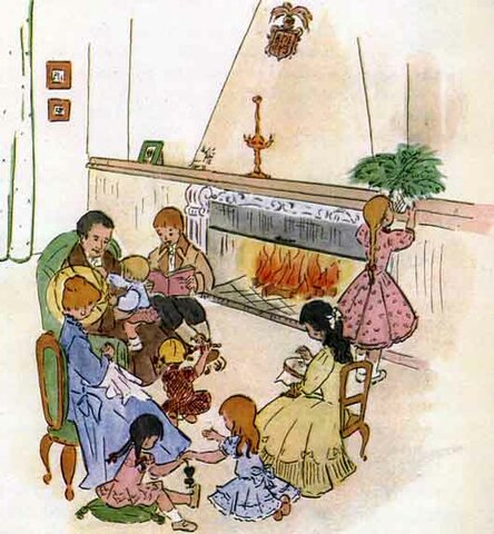 Se casa con Teodoro de Más con el que tiene 9 hijos