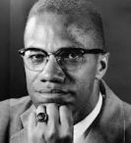 Malcolm X was born
