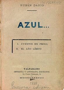 Azul, Rubén Darío