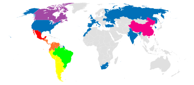 Acercamiento a más consumidores alrededor del mundo