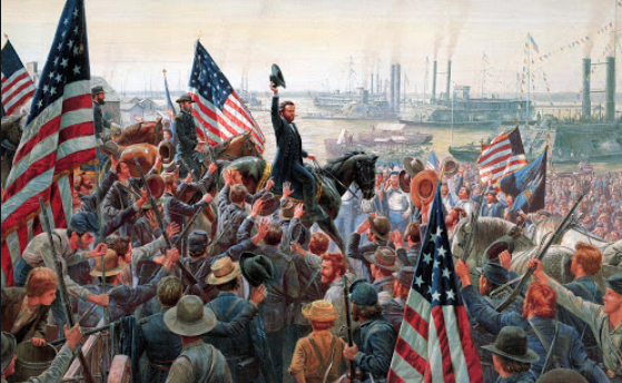 Confederates surrender at Vicksburg