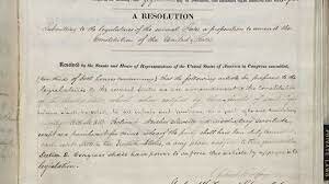 Congress passes the 13th Amendment