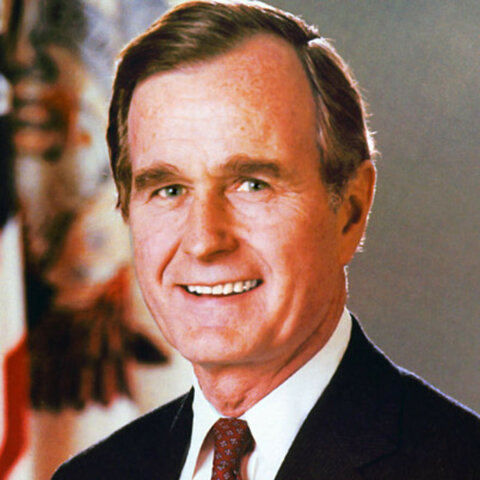 George HW Bush Threatens/Warns Iraq