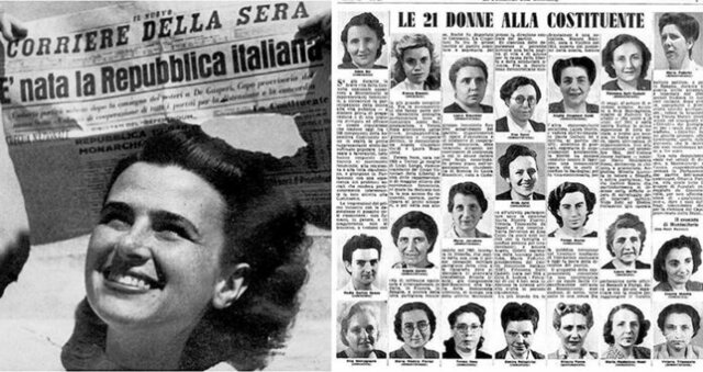 Le donne italiane ottengono il diritto di voto