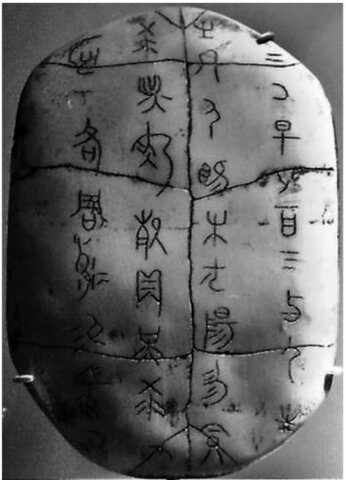 1600 a.c. Inscripciones chinas