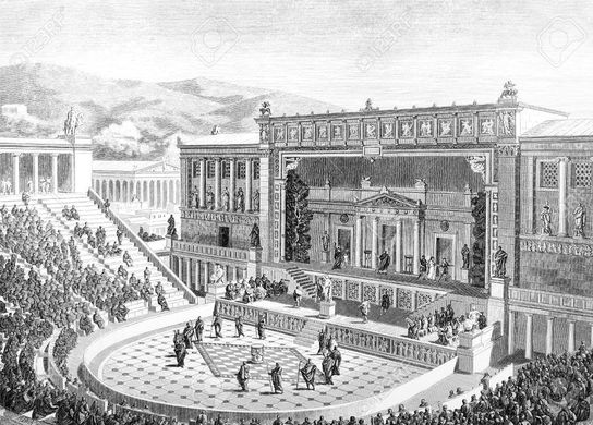 Nacimiento del teatro.