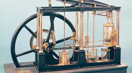 Timeline: Años evolutivos y aplicaciones del motor a vapor