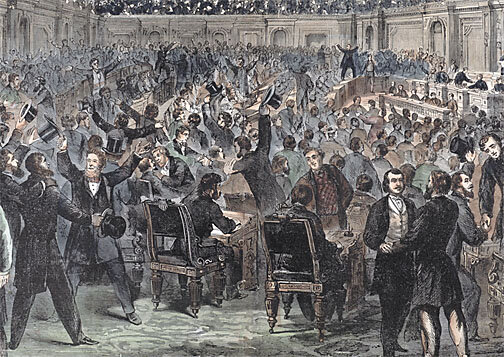 Congress passes the 13th Amendment