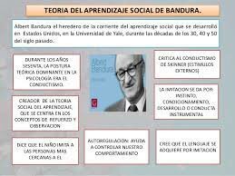 ALBERT BANDURA-TEPRÍA DEL APRENDIZAJE