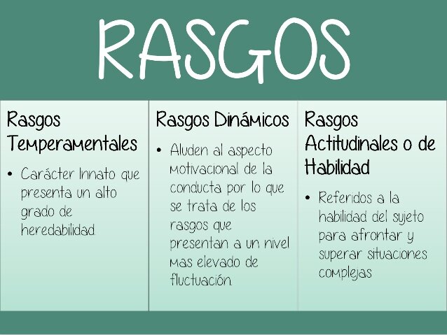 CATELL-TEORIA DE LOS RASGOS