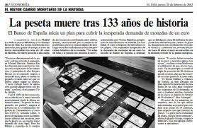 España participa en el nacimiento del euro como moneda