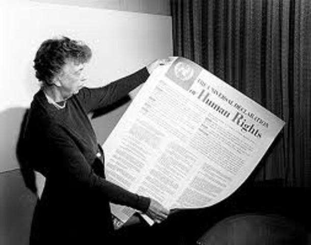 Eleanor Roosevelt and the UN.