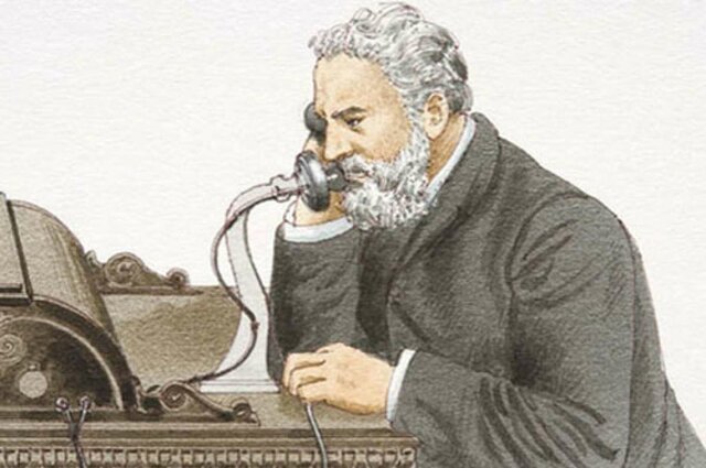 Invención del teléfono.