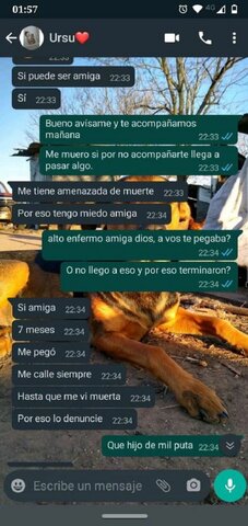 Los mensajes de Úrsula a una amiga