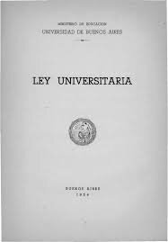 Ley Universitaria N º 14297
