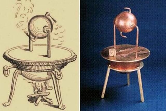 Es inventada la primera maquina a vapor