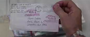 Forrest receives Jenny’s letter