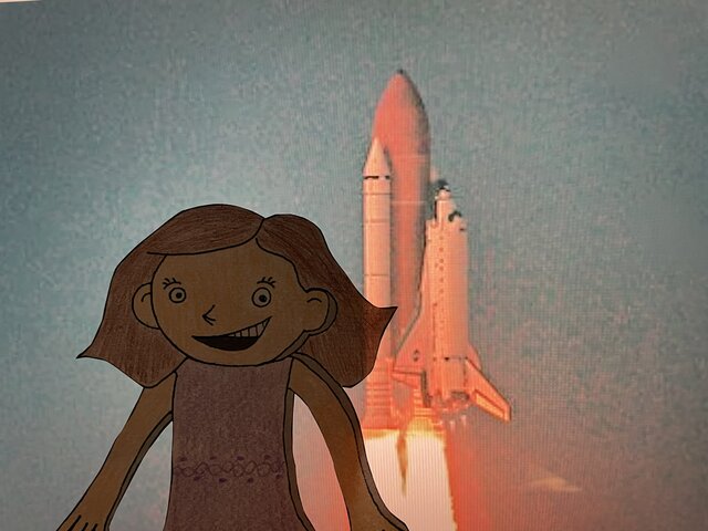 Bernadette partit sur terre