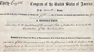 Congress passes the 13th Amendment