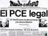 Legalización del PCE.