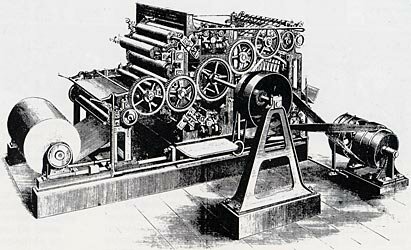 Invention de la presse rotative