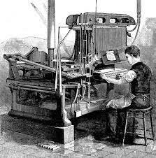 Invention de la linotype