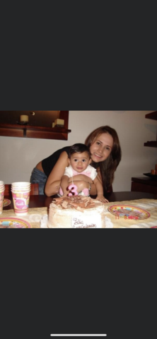 Ma première fête d'anniversaire.