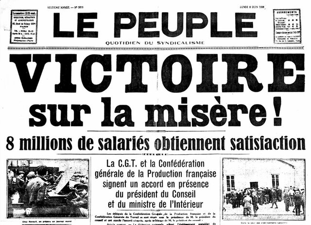 Lois sociales et accords de Matignon