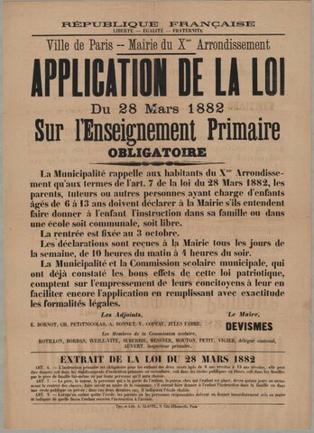 Lois Ferry sur les écoles