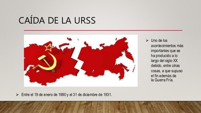 Desgaste económico y político de la URSS
