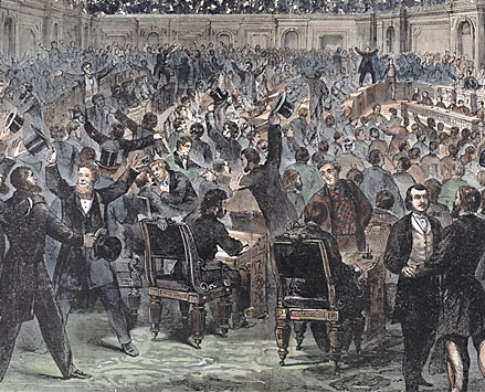 Congress passes the 13th Amendment