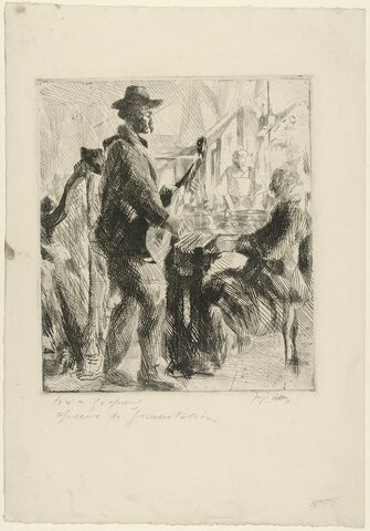 S.XX PRIMERAS VANGUARDIAS Musicians at a cafe