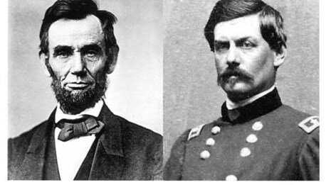 Abraham Lincoln defeats George McClellan to win re-election