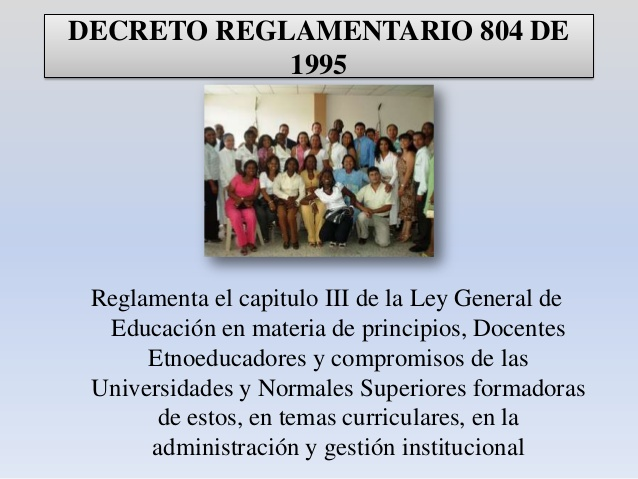 Decreto 804 de 1995