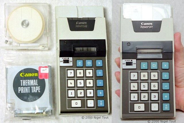 Primera calculadora de bolsillo